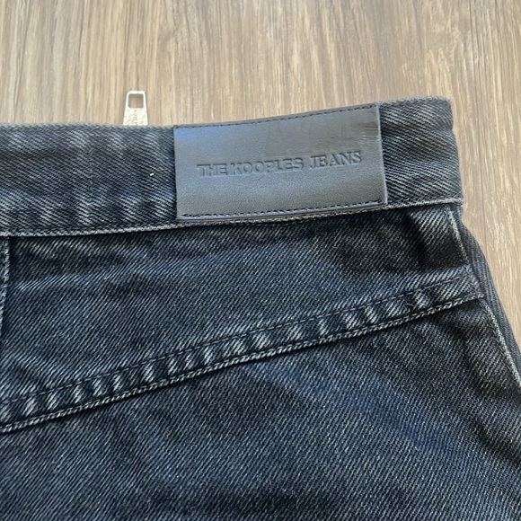 The Kooples Jean Denim Mini Skirt- utiliarian style - Picture 3 of 5